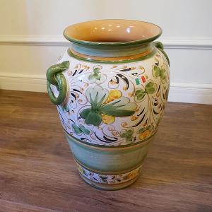 傘立て アンブレラスタンド 陶器 ポルトガル製傘立て ピンク ローズ