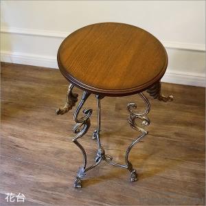 籐 フラワースタンド 3点セット 折りたたみ式 （ フラワー台 花台 室内