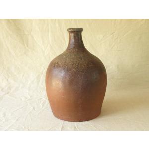 古備前】お預け徳利 桂又三郎箱 印銘（分銅）高さ14.2cm : アトリエ