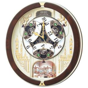 からくり時計 壁掛け時計 名入れ スモールワールド ブルームDX