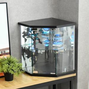 キャビネット ガラス扉 ディスプレイラック 扉付き コレクションラック