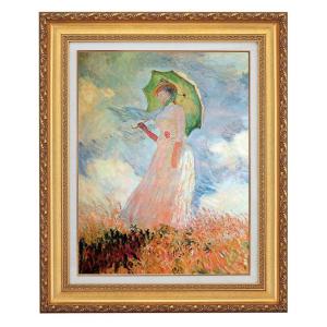 モネ 絵画 睡蓮 10号 立体複製名画 レプリカ 額付き 美術品 インテリア