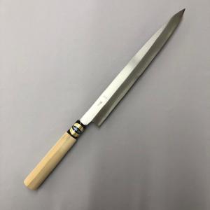 柳刃包丁 白鋼 本霞砥 水牛柄 240mm 右利き用 包丁 木凛 : スマート
