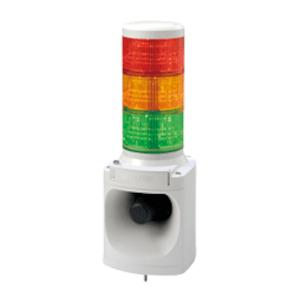 パトライト LKEH-102FV-R 積層信号灯一体型 音声合成報知器 φ100mm