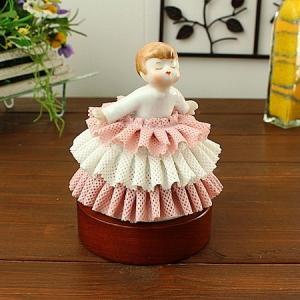 VINTAGE 70s ヴィンテージ*ヤマハ陶芸*フィギュリン スタンドライト