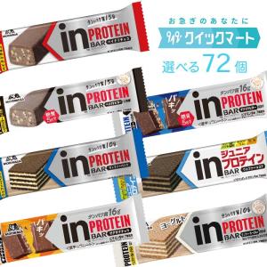 森永製菓 森永 inバープロテイン＜ザクザクビター＞×72本 インバー