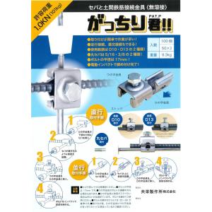 トーワ精工 ダブルフィックス マッスルくん D19PW D10〜D19用 100個入