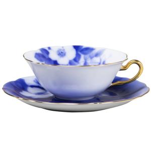 大倉陶園 日本製 金白金蝕ぶどう唐草 カップ＆ソーサー 6C/1246 洋食器