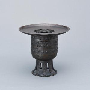 専好立華瓶(小角・耳付) 花器 花瓶 銅器 フラワーベース : フラワー