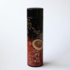 縁音 ENNE 和風 マグボトル 日本製 450ml 浪裏 山中塗 : サンサン