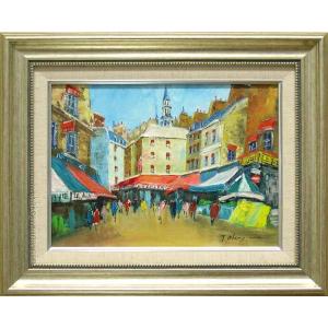 絵画 油絵 雨晴海岸 （小川久雄） 【海・山】【肉筆】【油絵】【日本の