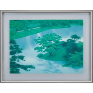 東山魁夷 絵画 満ち来る潮(みちくるうしお) 【複製】【美術印刷