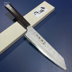 日本製 燕三条 焼き栗 和包丁柄 PC桂 柳刃包丁240用（8寸用） クリ材