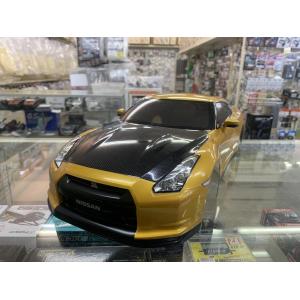 当店オリジナル塗装済みボディ タミヤ 1/10 NISSAN GT-R(R35) ガンメタ