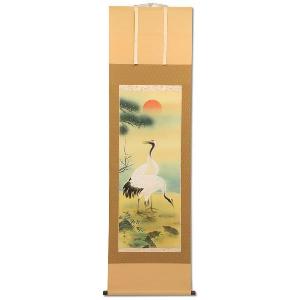 2/18〜2/25☆ポイント2倍！】掛軸 掛け軸 竹に雀 横田玉瑛作 : 人形と