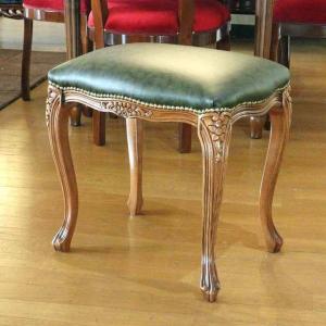 イタリア 背付き スツール 猫脚 ピンク・アラベスク ホワイト