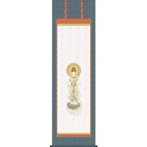 四国八十八ヶ所納経軸集印軸A[新絹本]（霊場巡礼お遍路さん用納経軸