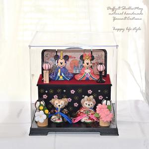 ミッキー＆ミニー ディズニーリゾート 刺繍名前札 お雛様ペア飾り
