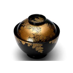 山田平安堂 仁清梅蒔絵 吸物椀 （5客組） 【宮内庁御用達 漆器 山田