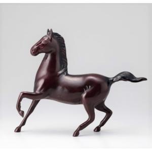 馬の置物 勇馬 10号 高岡銅器の置物／送料無料 : 檜屋美術館 - 通販