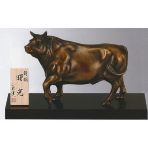 高岡銅器 牛の置物／立牛 25号上仕上 般若純一郎作品 送料無料 : 檜屋