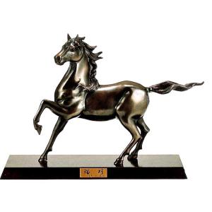 干支の置物／午(馬) 躍進 日本彫刻界の最高峰 北村西望作品 高岡銅器