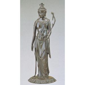 音声菩薩像(天上の音色)／高岡銅器の仏像 喜多敏勝作品 美術工芸通販