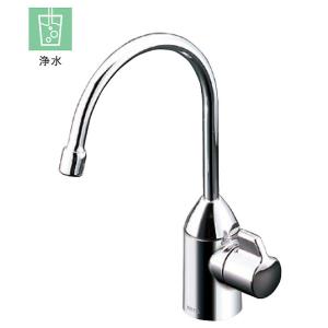 TOTO 浄水器兼用台付シングル混合水栓（ビルトイン形） TKG38C : 広瀬