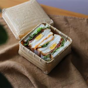 岩手県二戸 鳥越竹細工 スズ竹(篠竹) 弁当箱 四角形 : おまめ - 通販