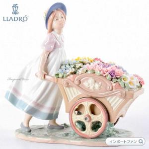 LLADRO（リヤドロ） リヤドロ（Lladro リアドロ 陶器人形 置物） 花と