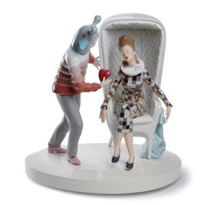 LLADRO（リヤドロ） 僕と遊ぼう 犬 イヌ 少女 置物 01006907 LLADRO