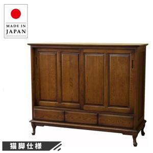 展示現品処分 高級婚礼家具 レーチェ 3枚戸 洋服タンス アカセ木工