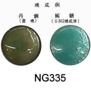 七宝釉薬 七宝焼絵具 NG316 オパールグリーン（玉ヒワ淡） 20g