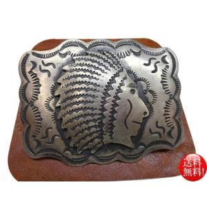 NAVAJO ナバホ族 ホールマーク【M】 リーフデザイン 赤サンゴ