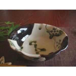 角皿 織部 魯山人写し 四方鉢 玉山窯 玉置保夫監修 G-86 : 織部の器 千