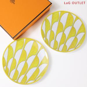 HERMES（エルメス） 新品同様 ブルーダイユール パスタプレート ペア 2