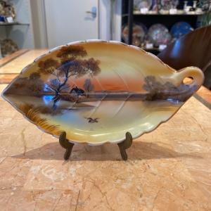 ノリタケ オールドノリタケ 風景画 プレート ハンドペイント