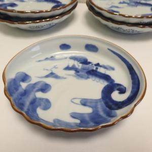 有田焼 賞美堂 春秋文銘々皿揃え（5客）其泉 得トクセール : リビング