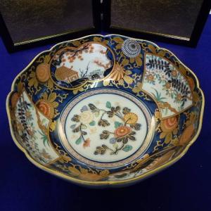 有田焼 賞美堂 其泉 極錦金彩古伊万里様式銘々皿揃15cm5枚組 得