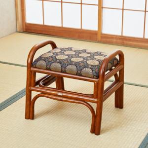 今枝商店 籐 らくらく座椅子 ミドルタイプ 座面高30cm （ 正座椅子