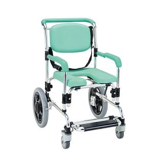 カワムラサイクル KS10 クリありシート 入浴用 シャワー用車椅子 介助