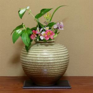 信楽焼 穴窯 登り窯 花瓶 自然釉 緋色 スカーレット 薪 おしゃれ