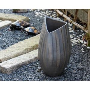 在庫数限り 信楽焼 大きな 花瓶 山絵 大壷 18号 おしゃれ 大壺 つぼ