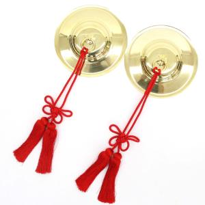 鳴り物 チャッパ 5寸 真鋳 房付 五寸 真鍮製 | あす香・和楽器 送料込