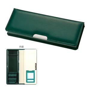 クツワ 筆箱 片面 クラリーノ ネイビー CX123 新入学文具 [M便 1/2