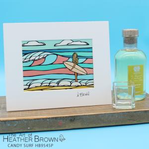 ヘザーブラウン アートプリント 絵画 HEATHER BROWN CANDY SURF