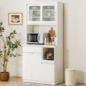 ニトリ（NITORI） 幅90 キッチンボード(レジューム 90AG-S WH/90TH-R