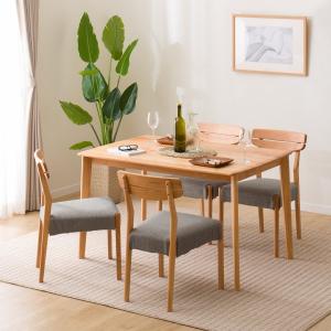 ニトリ（NITORI） 幅120 ダイニングテーブル5点セット（DTアルナス