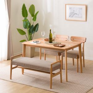 ニトリ（NITORI） 幅120 ダイニングテーブル5点セット（DTアルナス