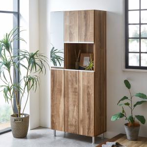 ニトリ（NITORI） シューズボックスリアル ハイタイプ板戸(幅75.2cm